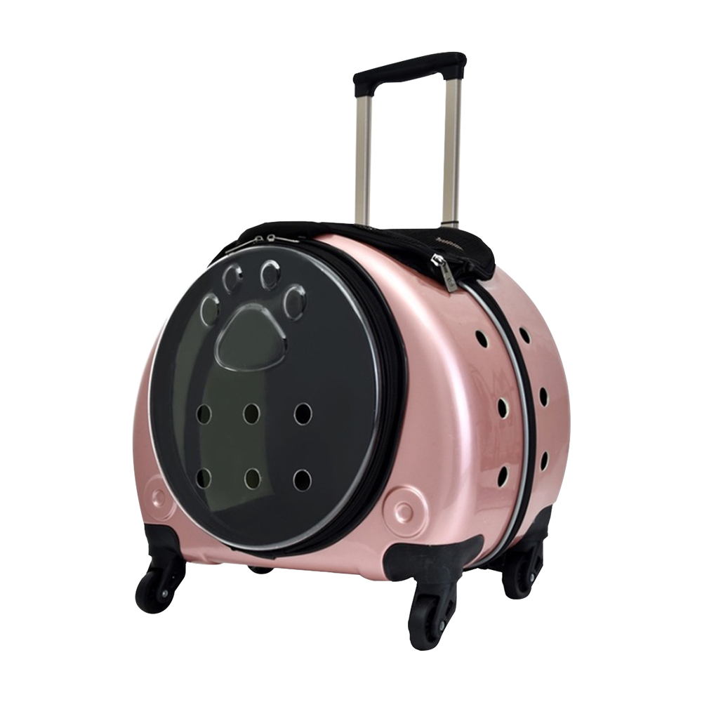 Balo, Vali Vận Chuyển Chó Mèo Có Bánh Xe Kéo Tiện Lợi, Hàng Cao Cấp