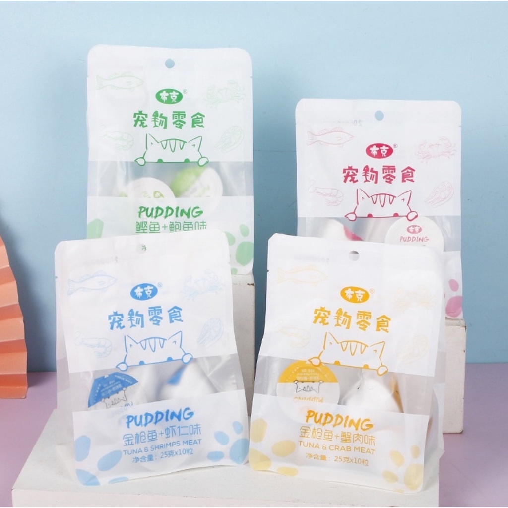 BOOKER (Viên 25g) Pate Cho Mèo - Súp Thưởng Pudding Vỗ Béo Cho Mèo Cưng