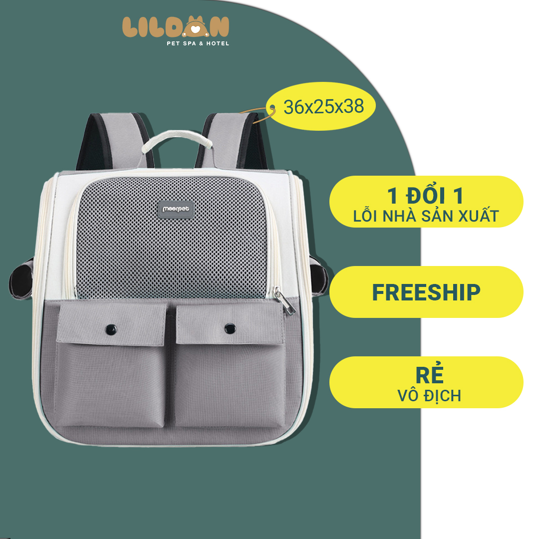 Balo Lô Vận Chuyển Chó Mèo Moorpet