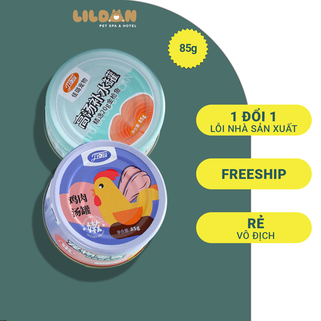 CURLY (85g) Bánh Thưởng Snack Thưởng - Súp, Pate Thịt Gà Xé và Cá Ngừ Cho Mèo