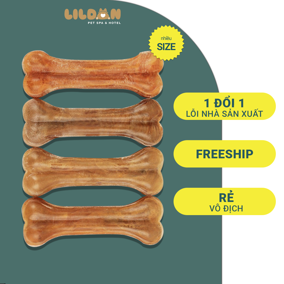 SHISISHEEP Bánh Thưởng Snack Thưởng - Xương Gặm Sạch Răng Làm Từ Da Bò