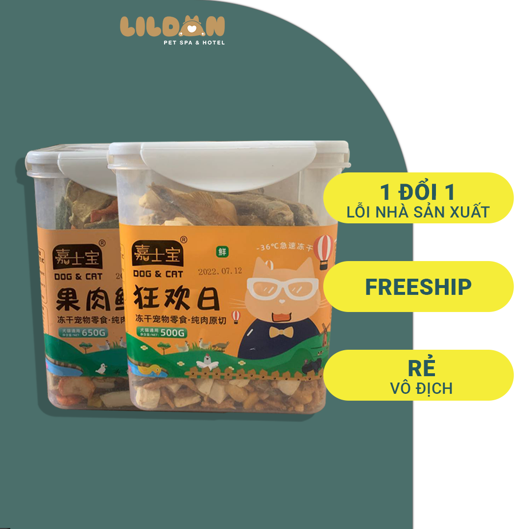TAOTAOPETS (500g) Bánh Thưởng Snack Thưởng - Thịt Sấy Khô Ăn Liền Cho Chó Mèo