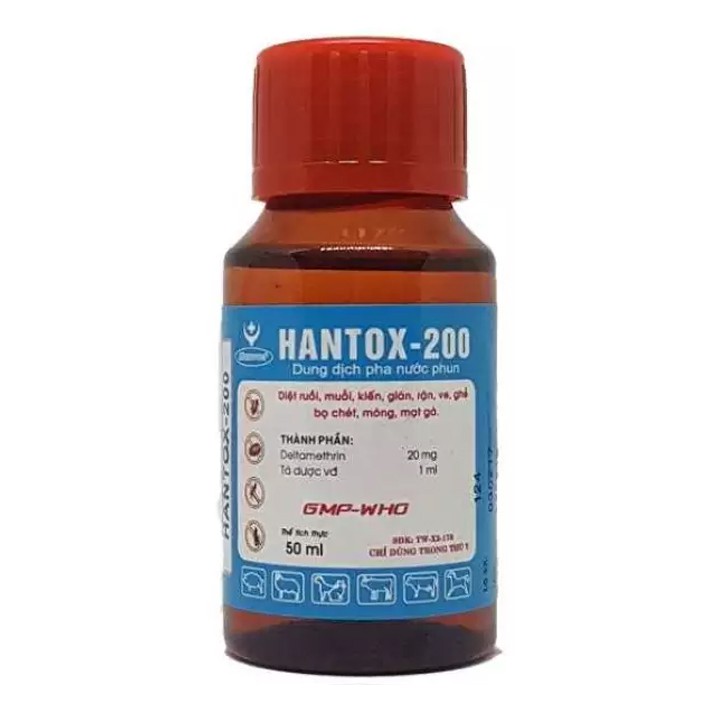 HANTOX Thuốc Diệt Muỗi, Diệt Côn Trùng Hiệu Quả Cao, Trị Bọ Chó Mèo