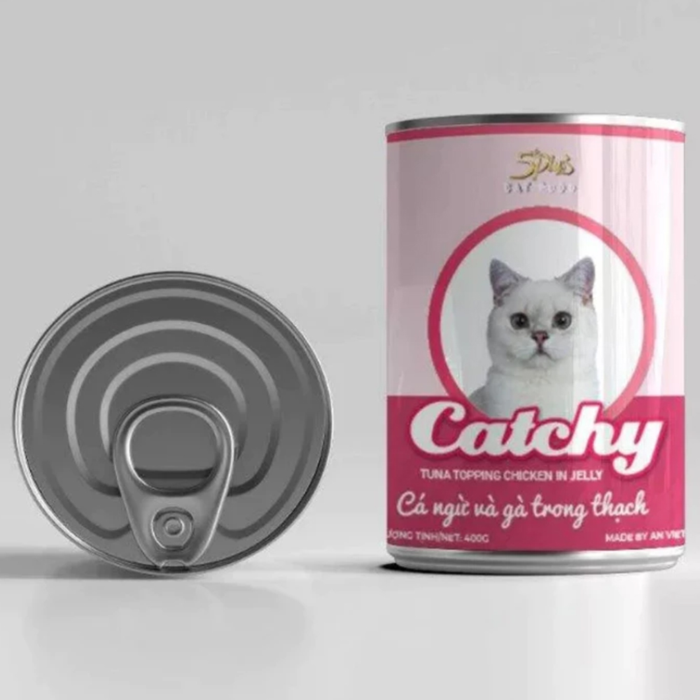 Pate Mèo Catchy Nhiều Vị Lon 400g