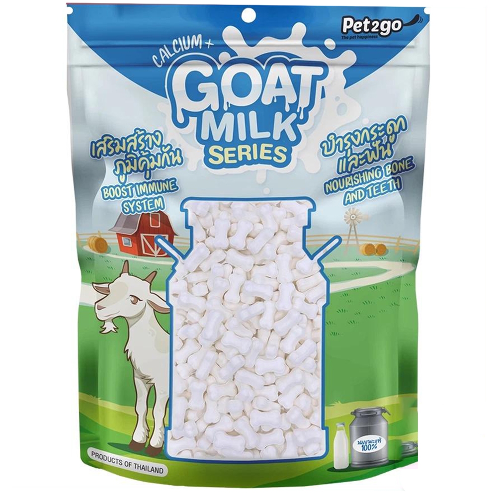 PET2GO Bánh Thưởng Snack Thưởng - Xương Gặm Que Gặm Làm Từ Sữa Dê