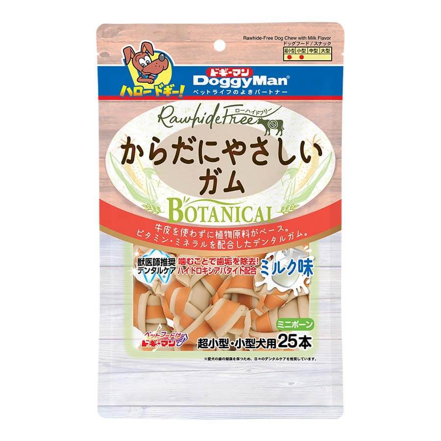 DOGGY MAN Bánh Thưởng Cho Chó - Xương Nơ Hương Sữa