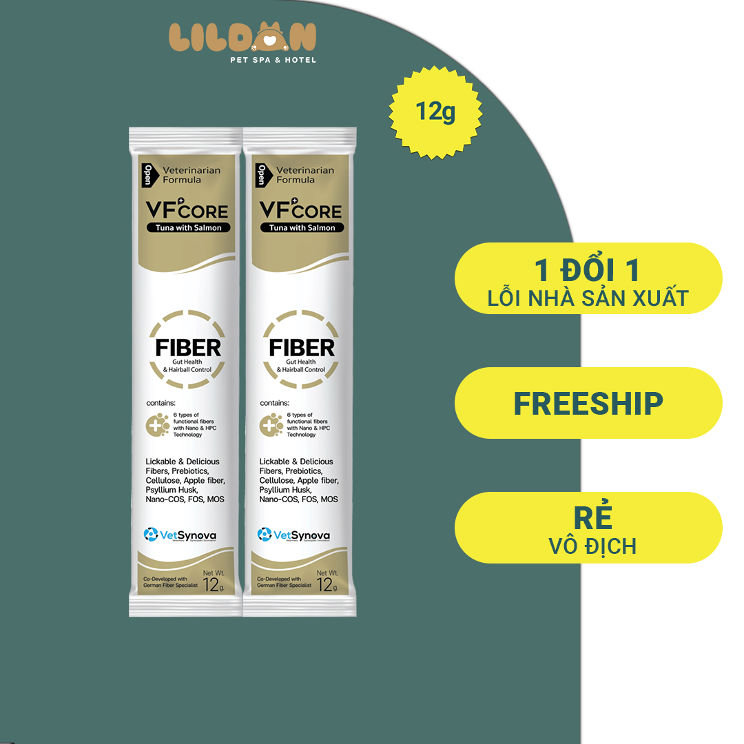 VF+ CORE FIBER - Súp Thưởng Hỗ Trợ Tiêu Búi Lông Cho Mèo