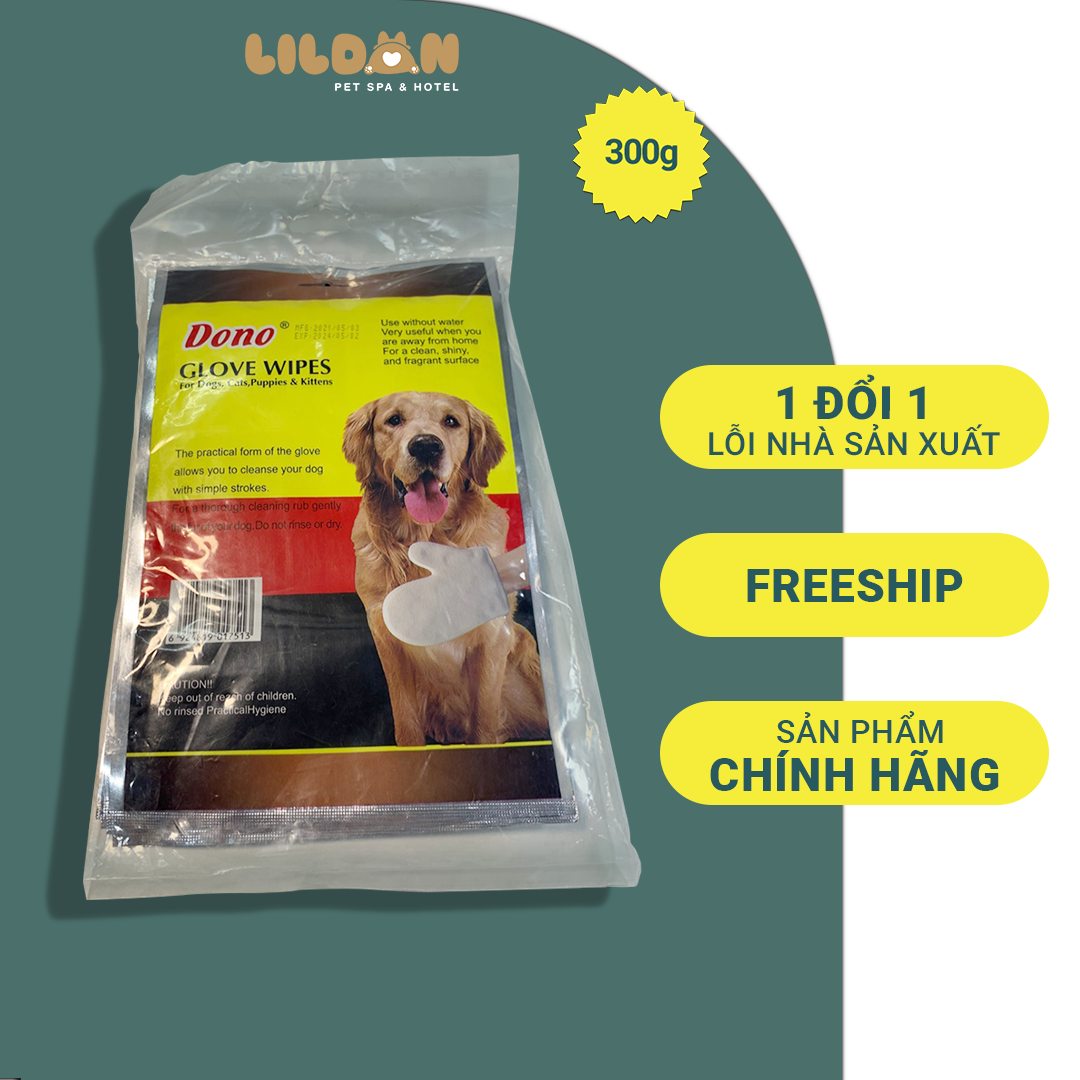 DONO Găng Tay Lau Dọn, Vệ Sinh Chó Chó Mèo