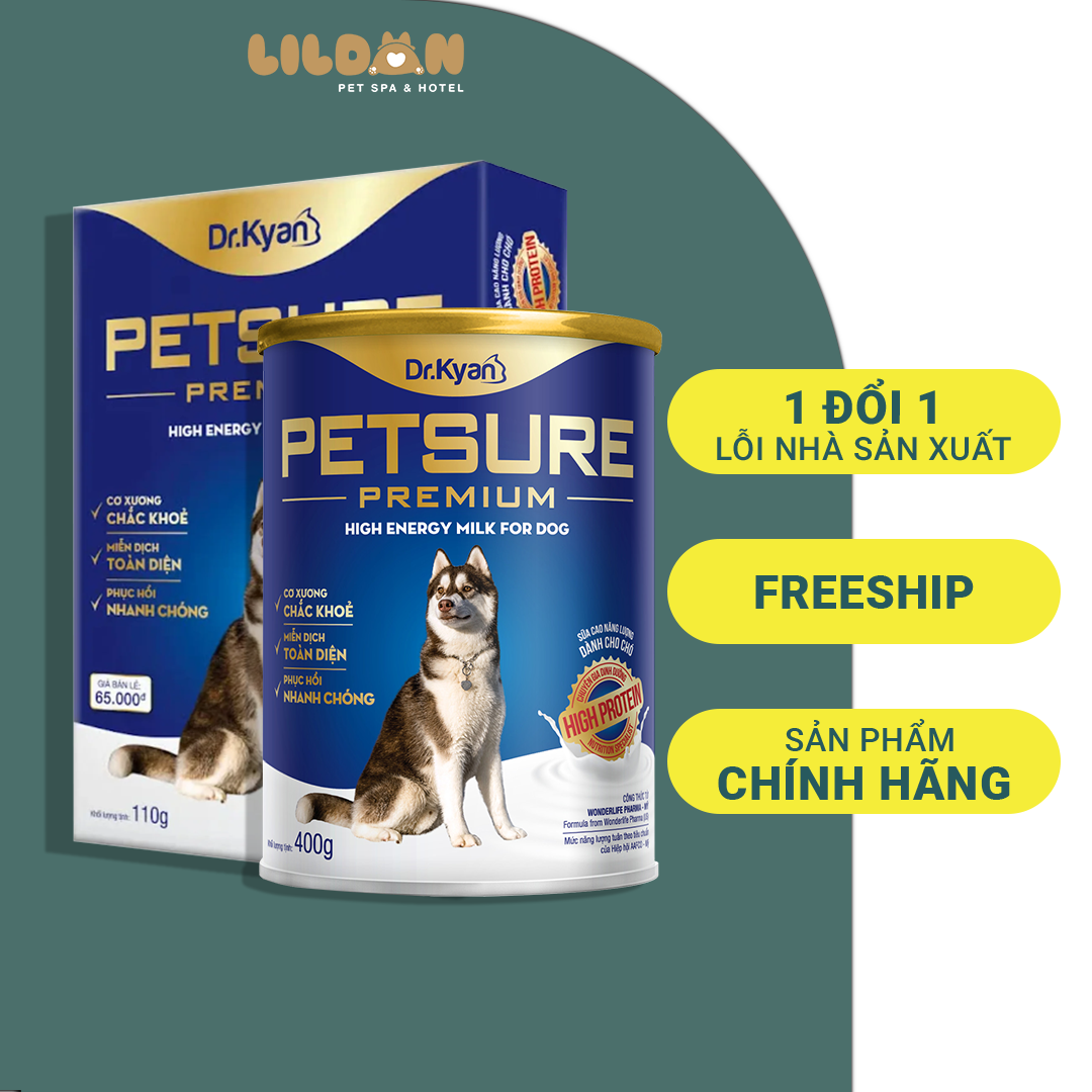 Dr.Kyan Petsure Sữa Bột Thay Thế Sữa Mẹ Dành Cho Chó Con