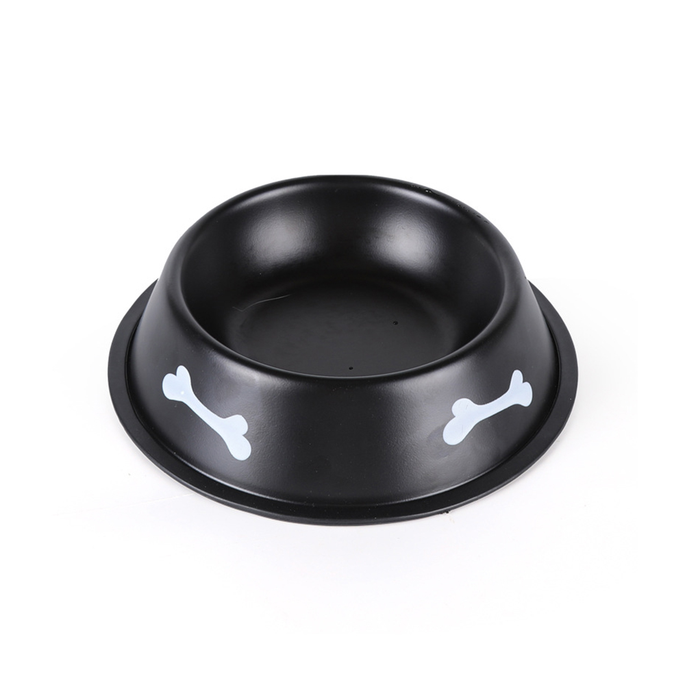 Bát Ăn Chén Ăn - Chén Inox Đế Cao Su Nhiều Màu Hình Xương Dành Cho Chó Mèo