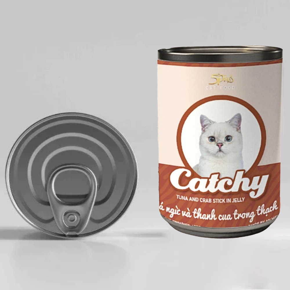 Pate Mèo Catchy Nhiều Vị Lon 400g