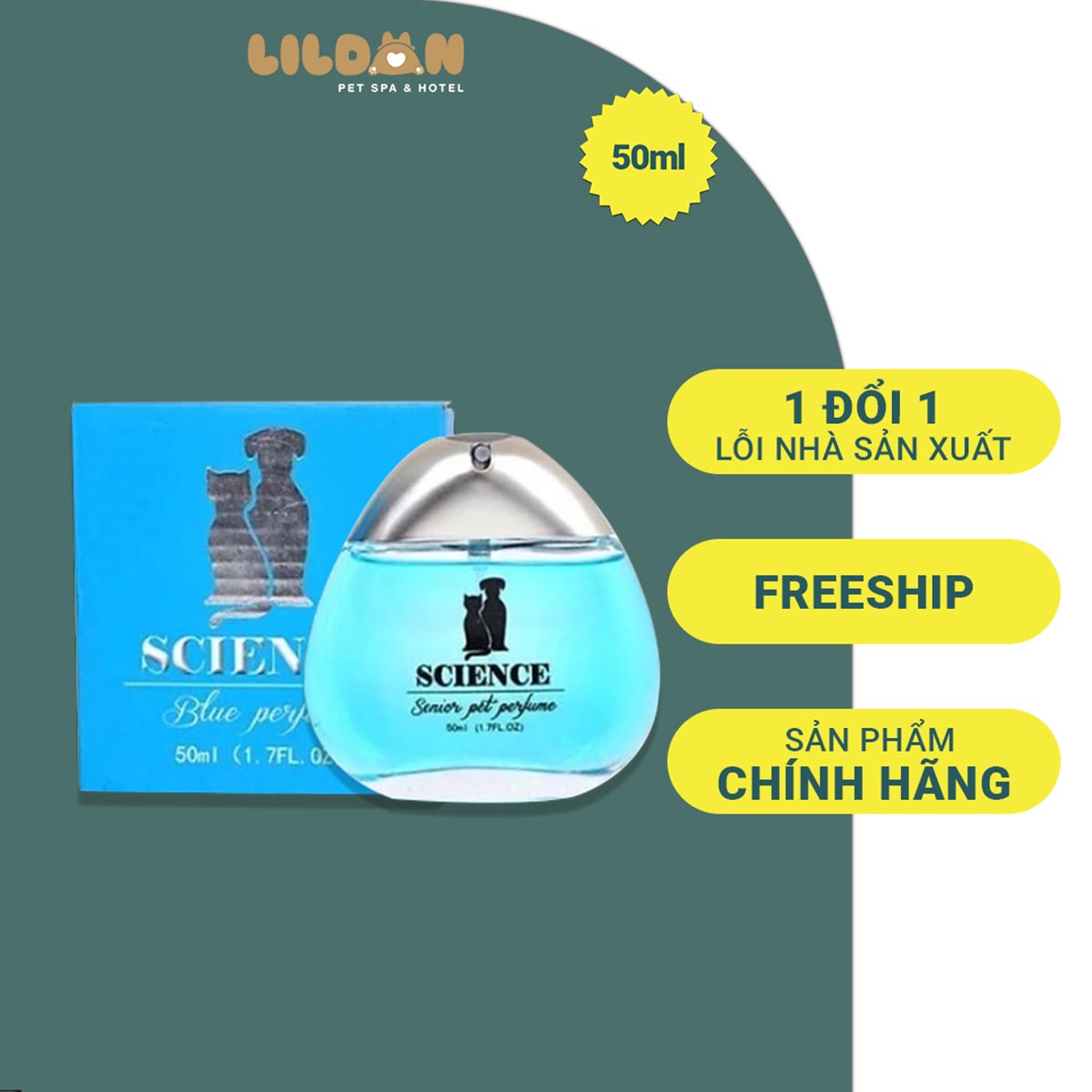 SCIENCE (50ml) Nước Hoa Cao Cấp Dành Cho Chó Mèo
