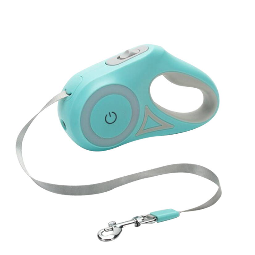 Dây Dẫn Chó Mèo - Dây Dắt Thú Cưng Tự Động Rút Lại Được, Có Đèn LED Phát Sáng Trong Đêm