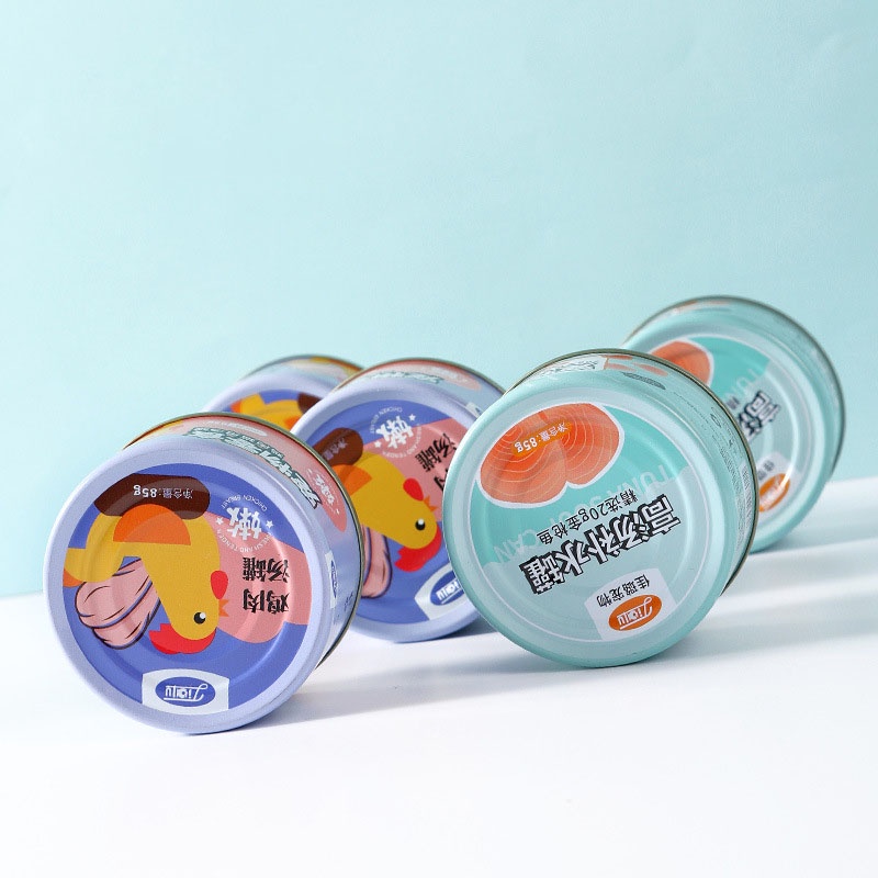 CURLY (85g) Bánh Thưởng Snack Thưởng - Súp, Pate Thịt Gà Xé và Cá Ngừ Cho Mèo