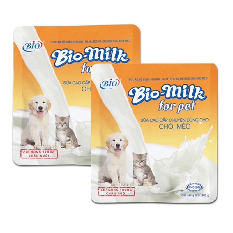 BIO MILK Sữa Dành Cho Thú Cưng Gói 100g