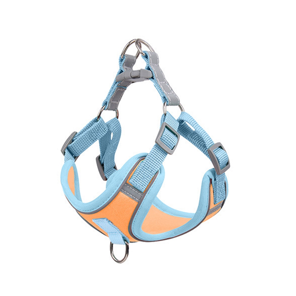 Dây Dẫn Chó Mèo - Dây Dắt Kèm Yếm Vải Bản To Ôm Ngực Êm Ái Cho Chó Mèo Kèm Dây Dẫn