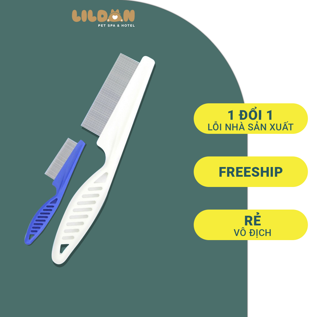 Lược Chải Ve Rận, Bọ Chét Cho Chó Mèo