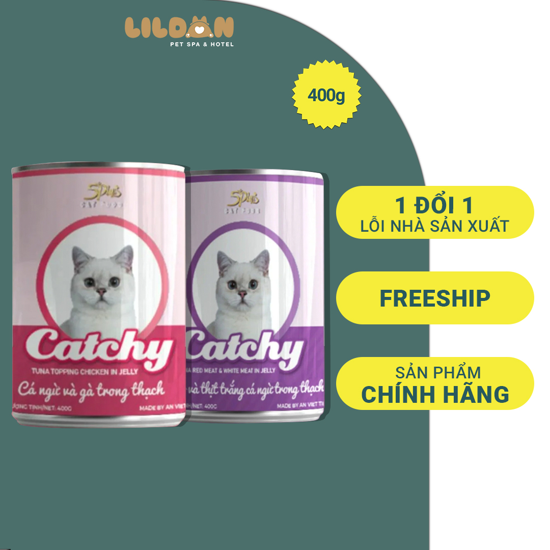 Pate Mèo Catchy Nhiều Vị Lon 400g