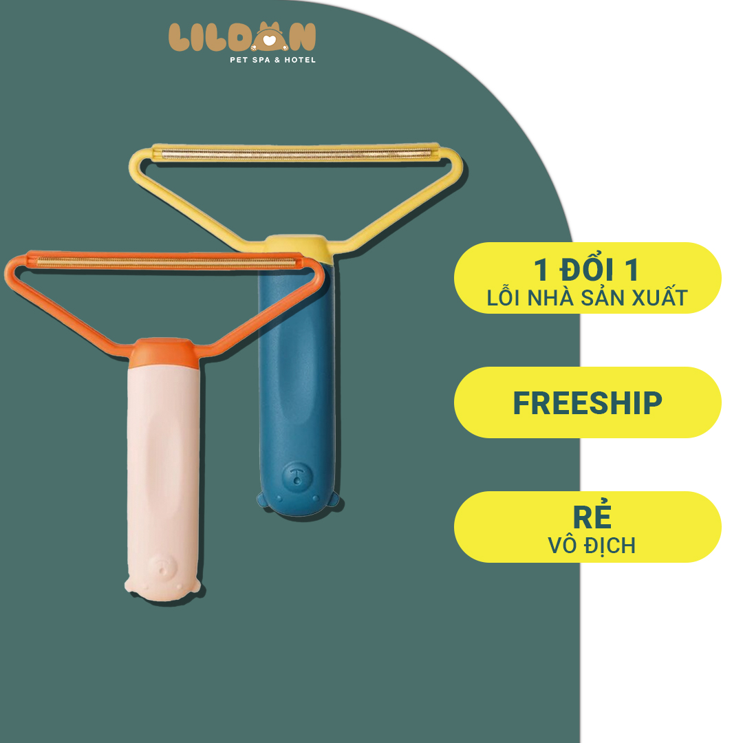 Cây Lấy Lông Chó Mèo Dính Trên Quần Áo, Giường Nệm