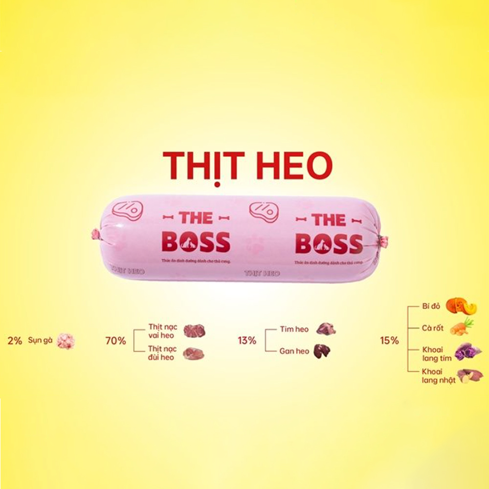 Raw Food - BOSS 800g - Thực phẩm tươi dành cho cún nhiều loại