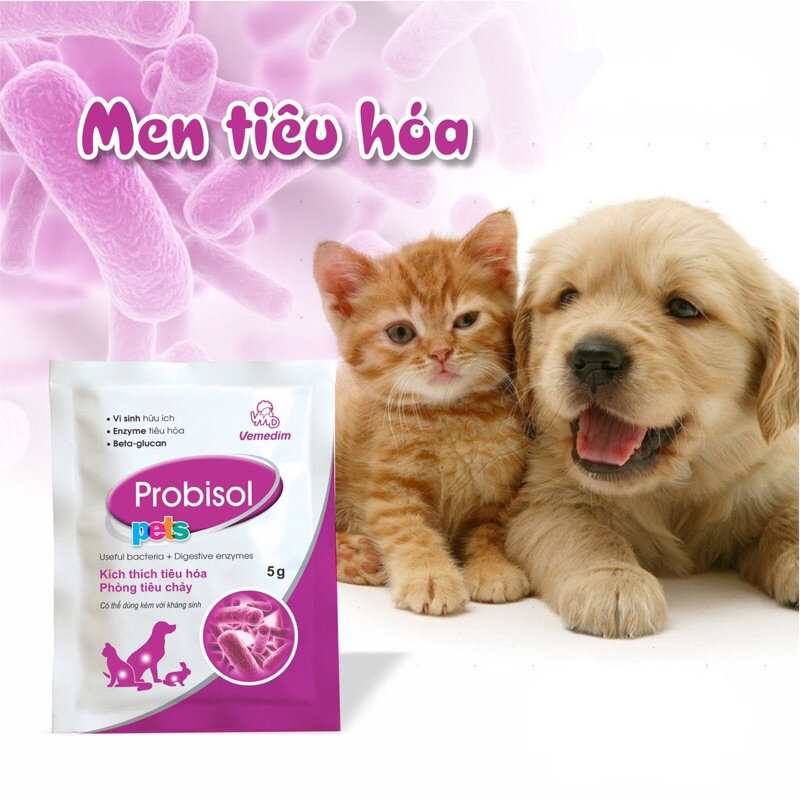 Vemedim PROBISOL PETS - MEN TIÊU HÓA CHO CHÓ, MÈO