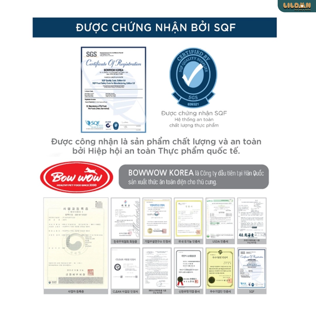 BOWWOW (100g) Bánh Thưởng Cho Chó - Phô Mai Viên Cheddar