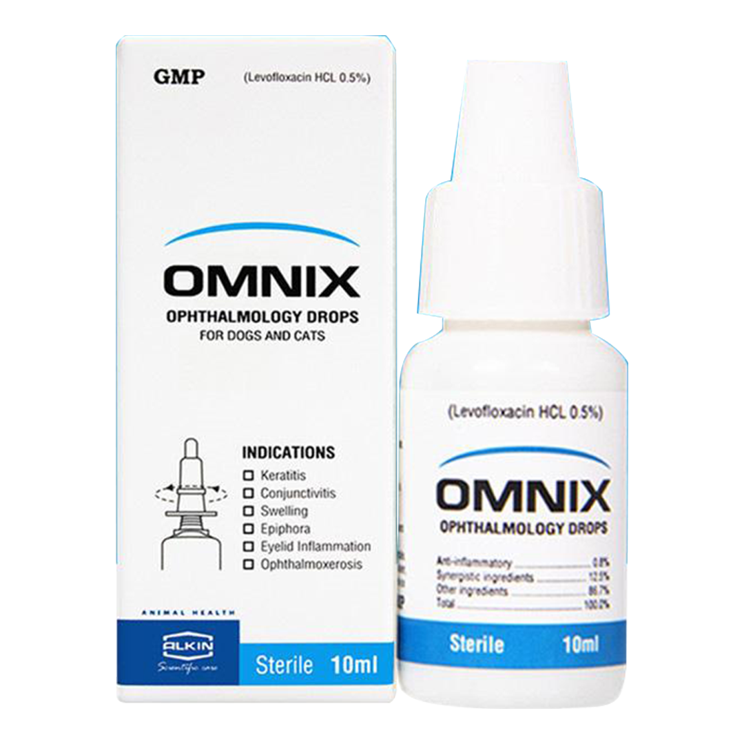 ALKIN OMNIX Thuốc Nhỏ Mắt Và Phòng Ngừa Đau Mắt Cho Chó Mèo