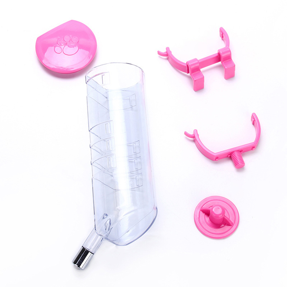 Bình Nước Cho Chó Mèo - Bình Bi Treo Uống Nước Tự Động 350ml