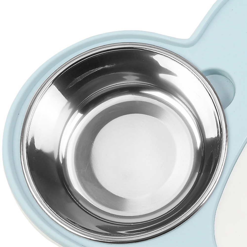 Bát Ăn Chén Ăn - Khay Ăn Hình Trái Tim Có Bình Nước Tự Động Cho Chó Mèo