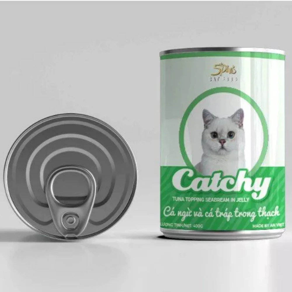 Pate Mèo Catchy Nhiều Vị Lon 400g