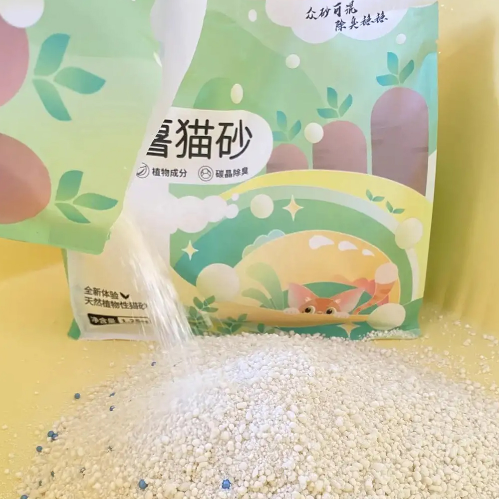 CÁT MINISO Cát Vệ Sinh Cho Mèo Làm Từ Sắn, Đất Sét - Thấm Hút Tốt, Vón Cục Tốt, Mùi Thơm, Ít Bụi