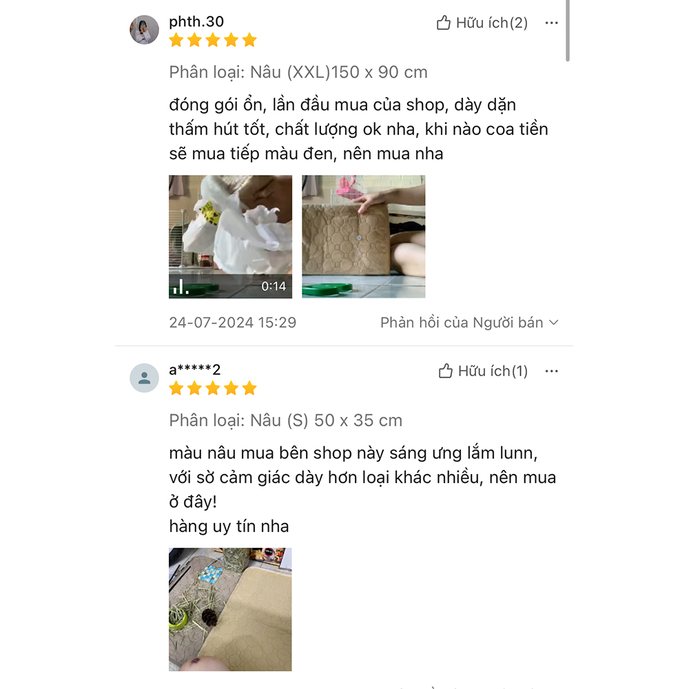 Thảm Chống Thấm, Thảm Đi Vệ Sinh Cho Chó Mèo Có Thể Tái Sử Dụng Nhiều Lần