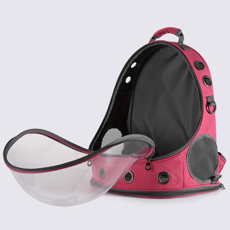 Balo Vận Chuyển Chó Mèo Phi Hành Gia Trong Suốt, Kính Chống Nắng