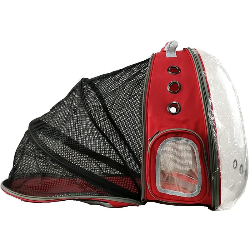 Balo, Vali Vận Chuyển Chó Mèo Có Thể Nới Rộng, Có Lỗ Thoáng Khí Tiện Di Chuyển Đường Xa