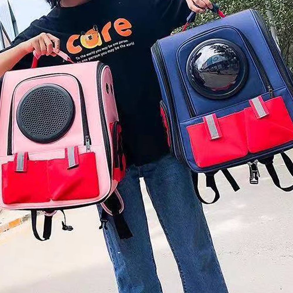 Balo, Vali Vận Chuyển Chó Mèo - Balo, Vali 2 Tone Màu Tùy Chọn