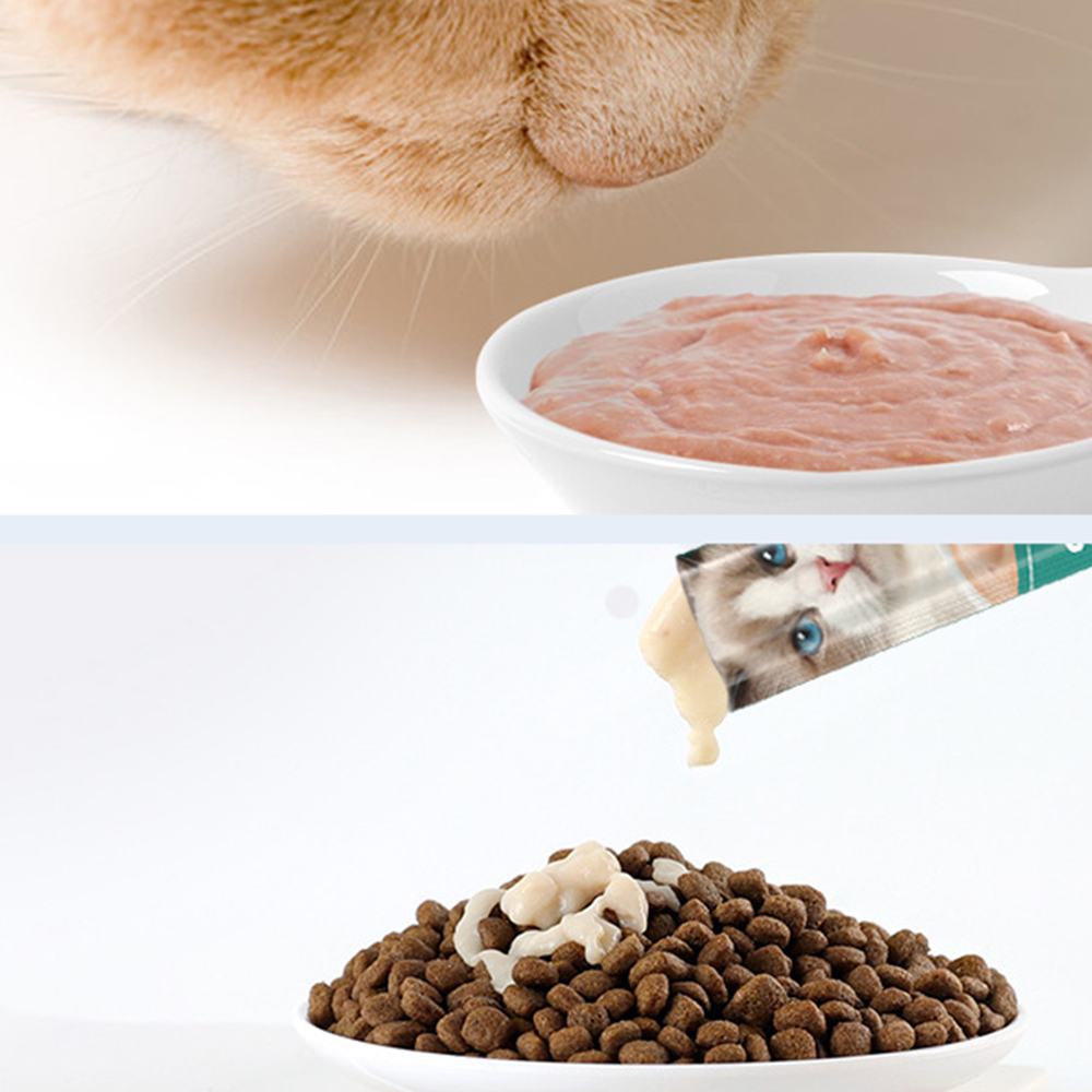 PEIEN (1 gói) Bánh Thưởng Snack Thưởng - Súp Thưởng Cho Mèo Vị Cá Ngừ, Cá Hồi, Gà, Tôm