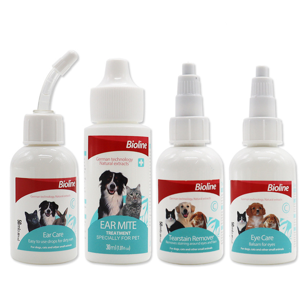 BIOLINE (50ml) Dung Dịch Vệ Sinh Tai, Mắt, Đệm Chân Dành Cho Chó Mèo