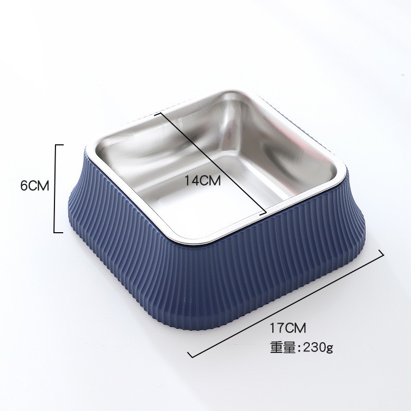 Bát Ăn Chén Ăn - Bát Ăn Inox Đế Sao Su Chống Trơn Có Thể Tháo Rời