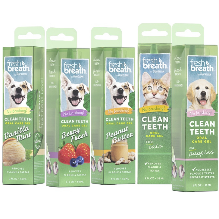 TROPICLEAN (59ml) Gel Làm Sạch Vệ Sinh Răng Miệng Cho Chó Mèo