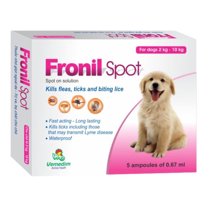 FRONIL SPOT Ống Nhỏ Gáy Trị Ve Rận