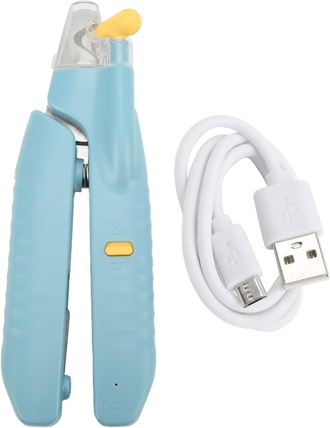 Chăm Sóc Móng - Kềm Cắt Móng Có Đèn LED Cho Chó Mèo, Có Thể Sạc