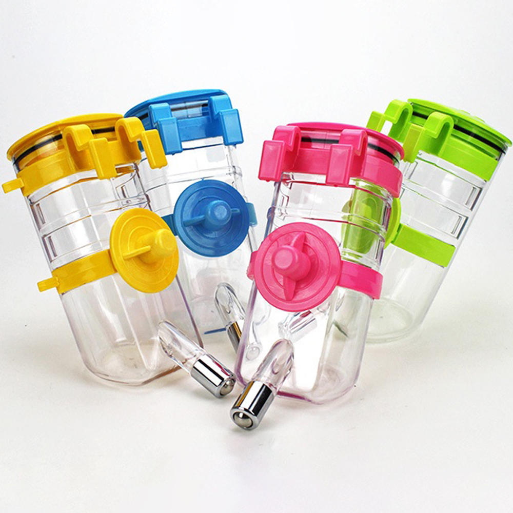 Bình Nước Cho Chó Mèo - Bình Bi Treo Uống Nước Tự Động 350ml