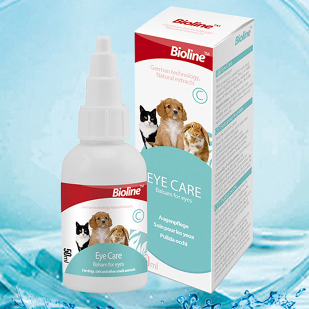 BIOLINE (50ml) Dung Dịch Vệ Sinh Tai, Mắt, Đệm Chân Dành Cho Chó Mèo