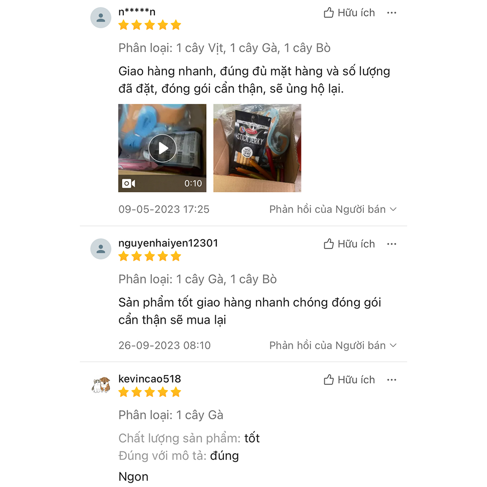 Xúc Xích TAOTAOPETS (1 cây)