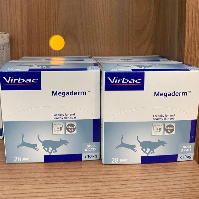 VIRBAC MEGADERM Thực Phẩm Chức Năng Giúp Mượt Da, Lông