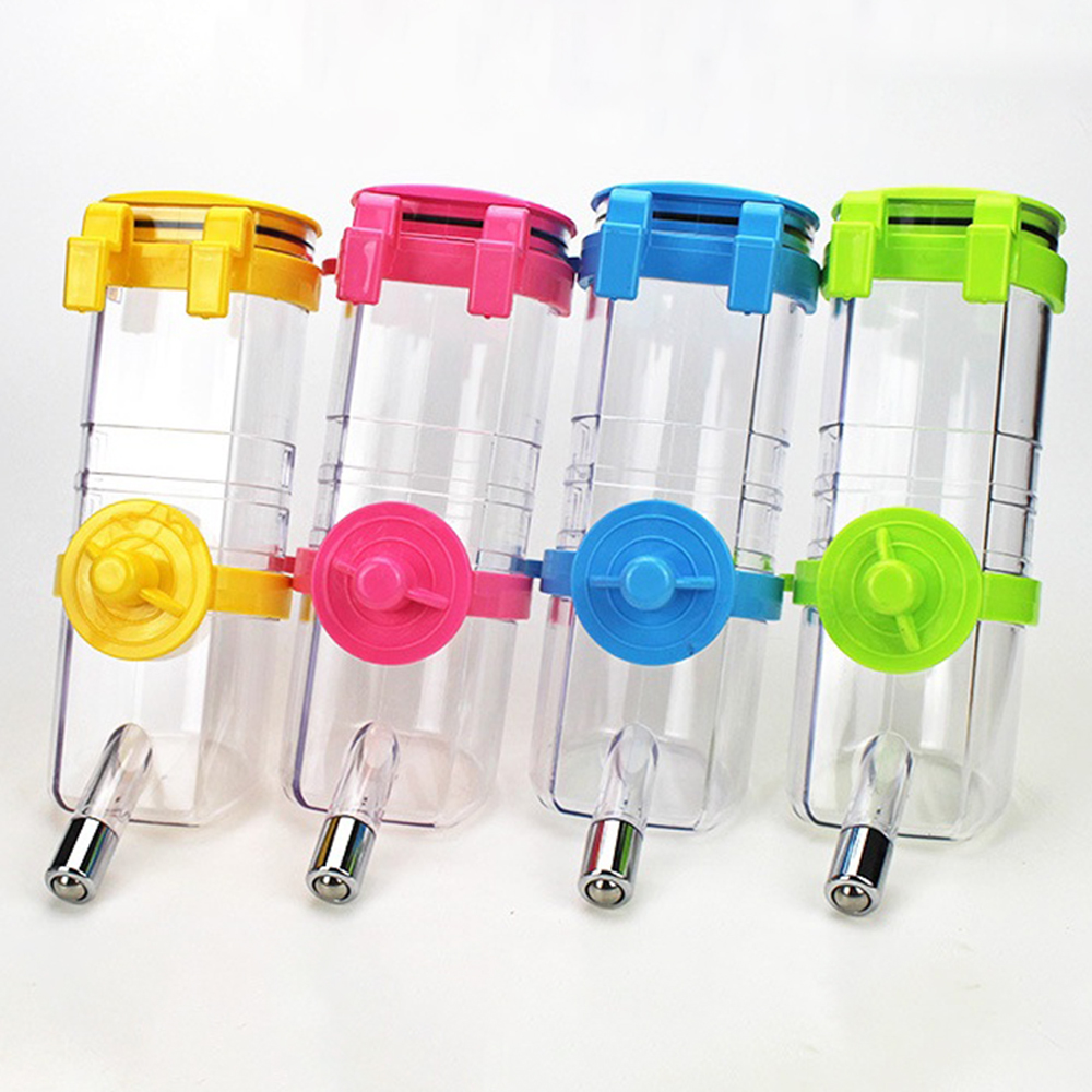 Bình Nước Cho Chó Mèo - Bình Bi Treo Uống Nước Tự Động 350ml