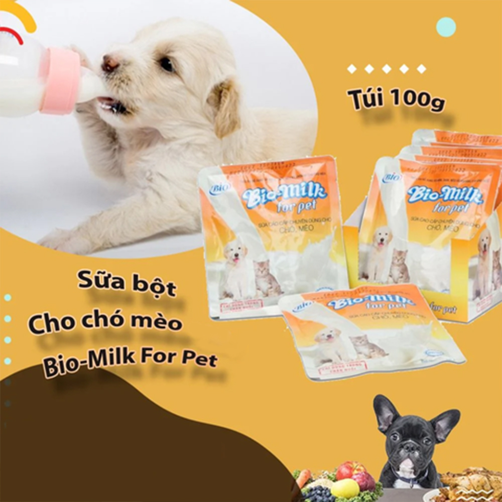 BIO MILK Sữa Dành Cho Thú Cưng Gói 100g