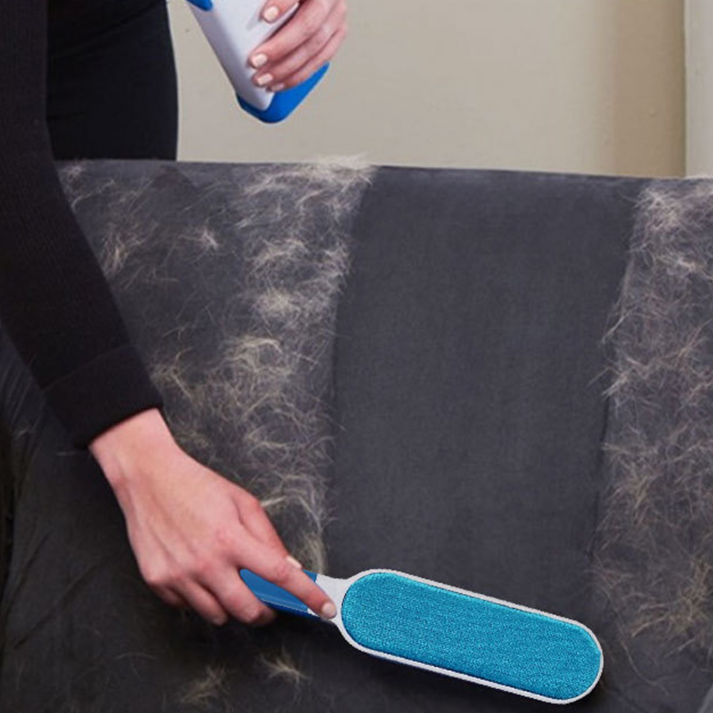 Bộ 2 Cây Lăn Lông Tĩnh Điện Làm Sạch Lông Chó Mèo Trên Quần Áo Tiện Lợi