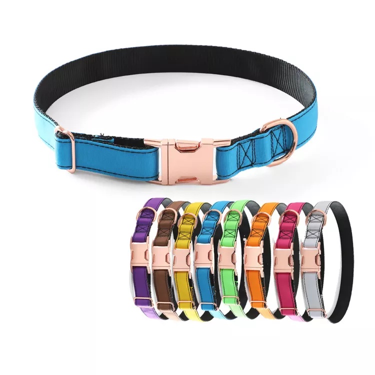 Phụ Kiện Chó Mèo - Vòng Cổ Nhiều Màu Cho Chó Mèo, Khóa Bằng Thép Không Gỉ