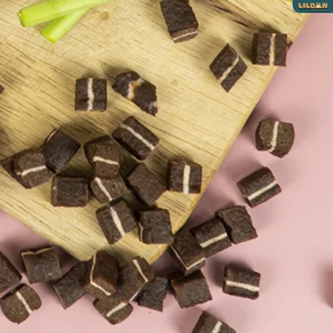 BOWWOW (100g) Bánh Thưởng Cho Chó - Viên Phô Mai Thịt Cừu